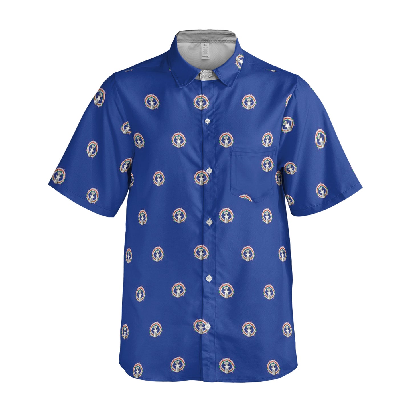 CNMI Seals All-Over Print Short-Sleeve Pocket Shirt