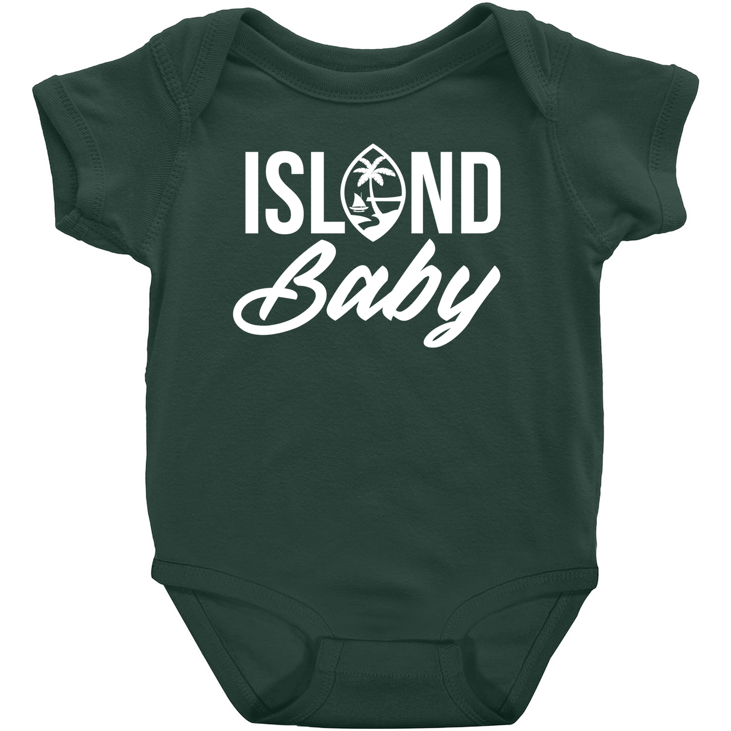 Island Baby Guam Seal Baby One Piece Bodysuit