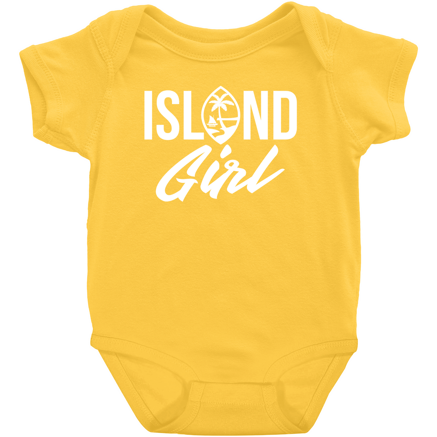 Island Girl Guam Seal Baby One Piece Bodysuit