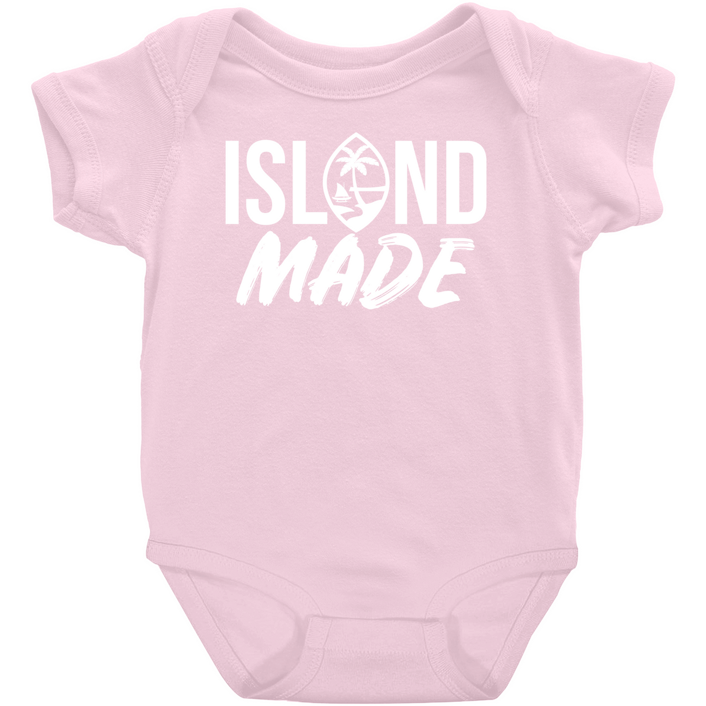 Island Made Guam Seal Baby One Piece Bodysuit