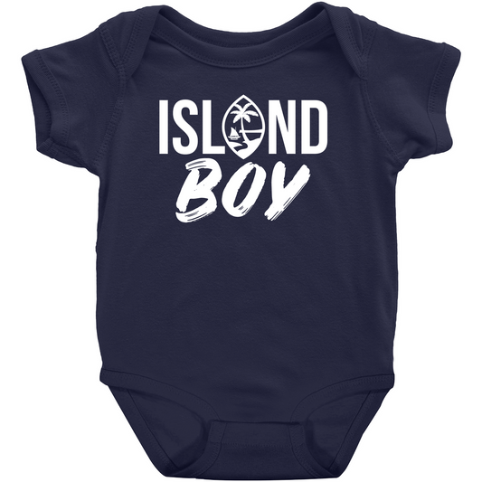 Island Boy Guam Seal Baby One Piece Bodysuit