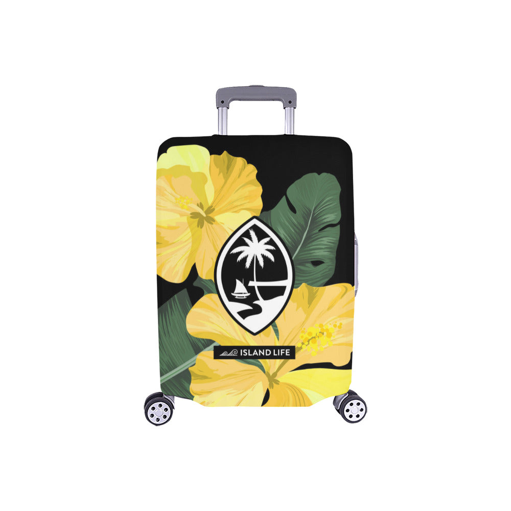 Guam Yellow Hibiscus Paradise Luggage Cover