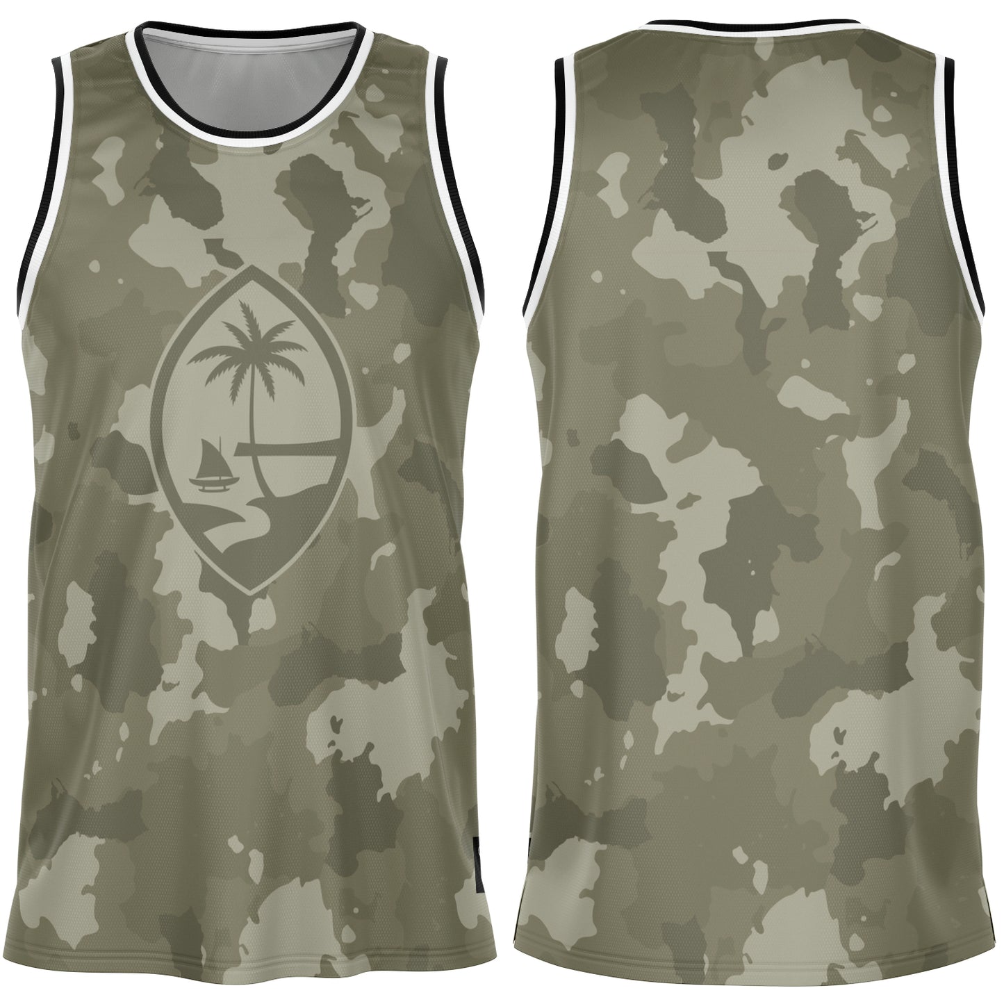 Guam Camo Basketball Jersey