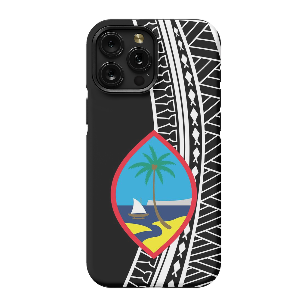 Guam Seal Tribal Glossy Tough Phone Case