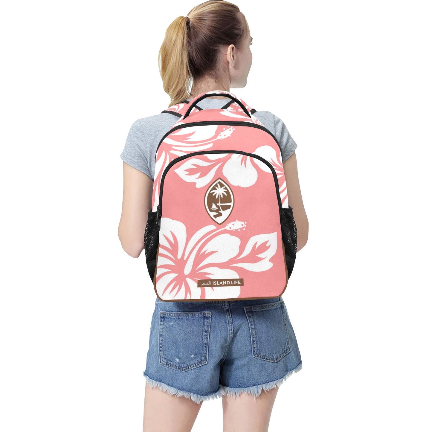 Guam Hibiscus Kalamai Multifunctional Backpack