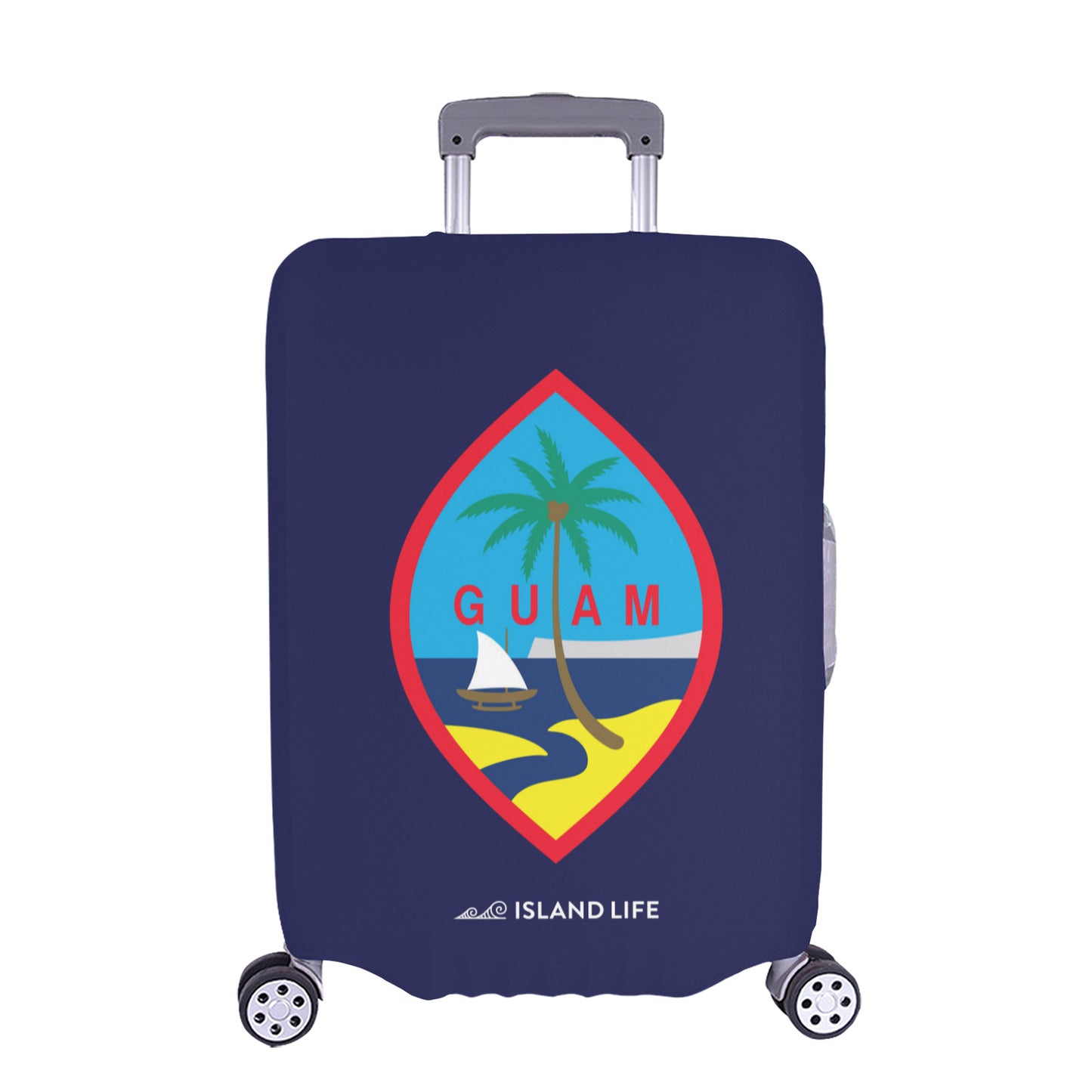 Guam Flag Luggage Cover