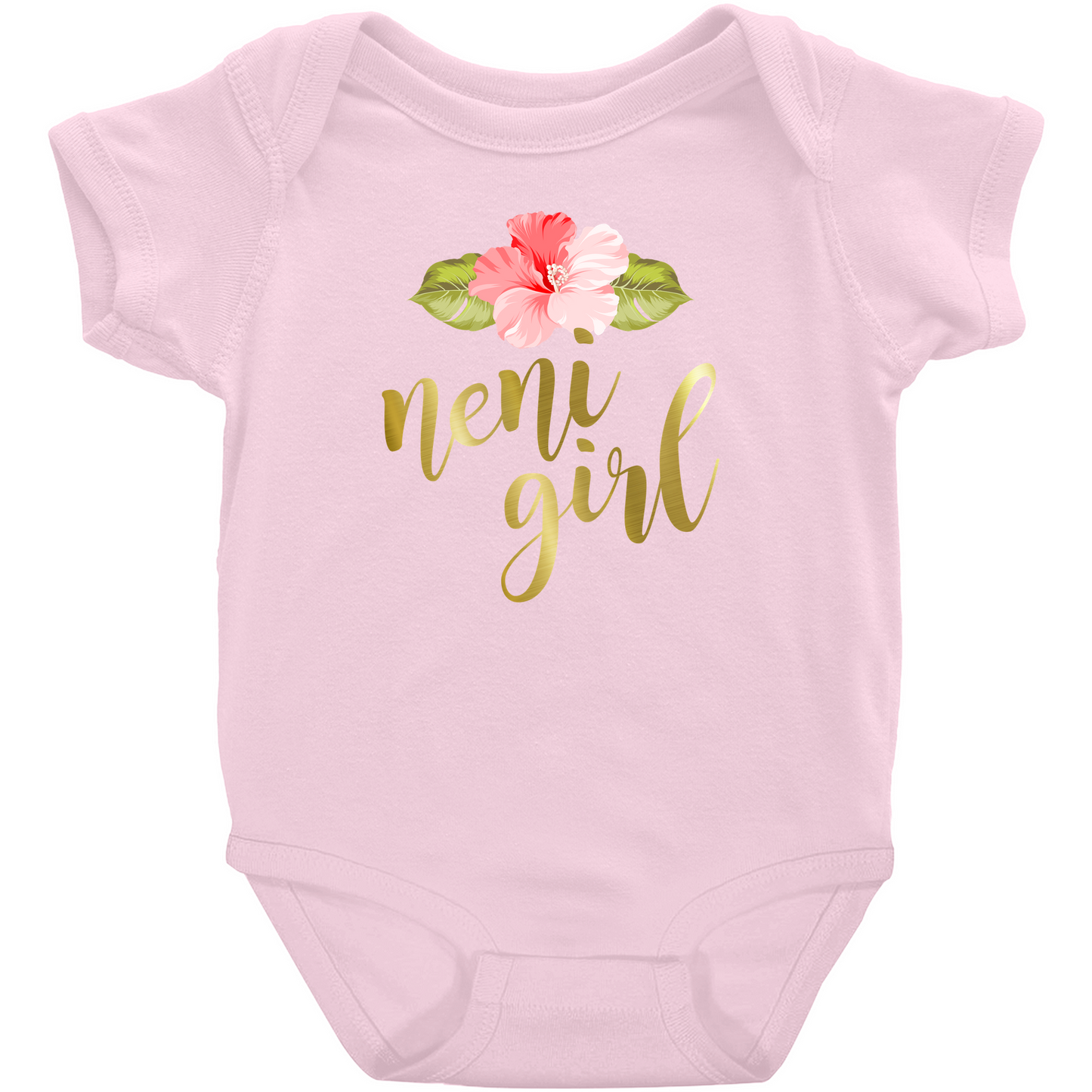 Neni Girl Hibiscus Chamorro Baby One Piece Bodysuit