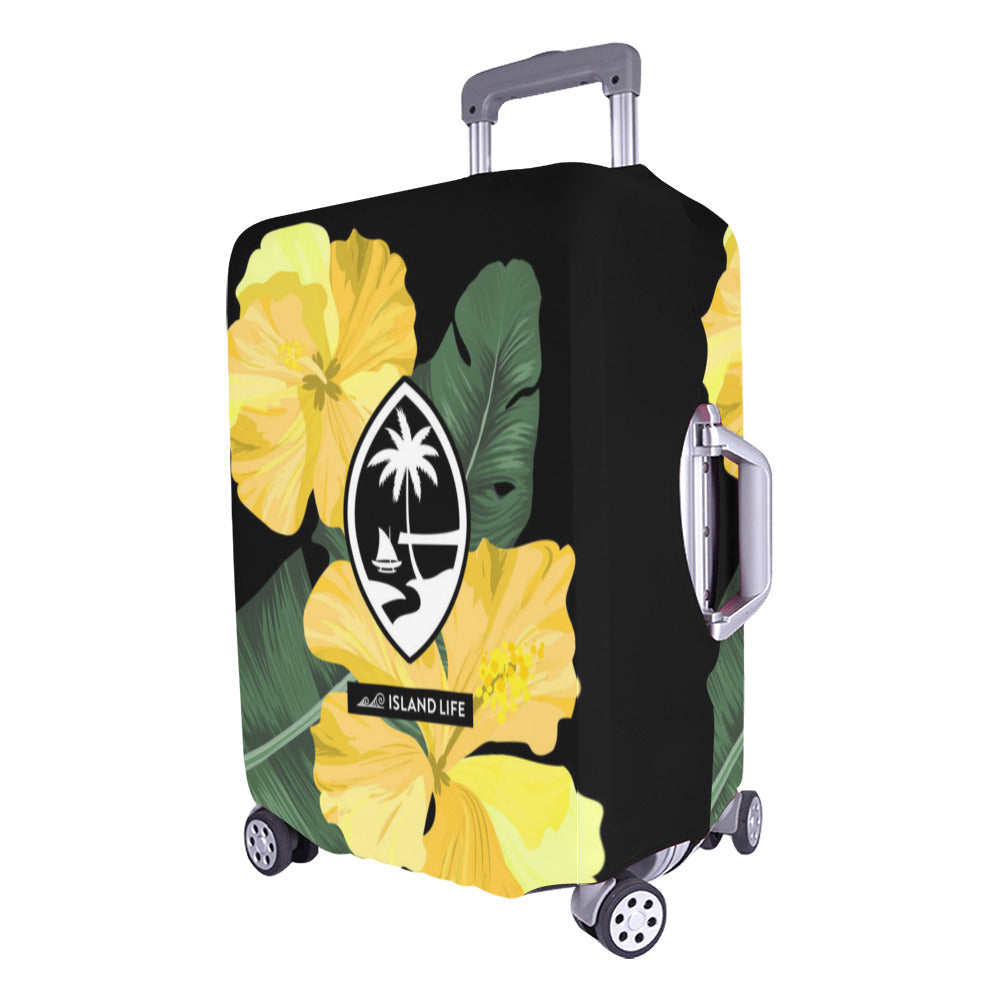 Guam Yellow Hibiscus Paradise Luggage Cover