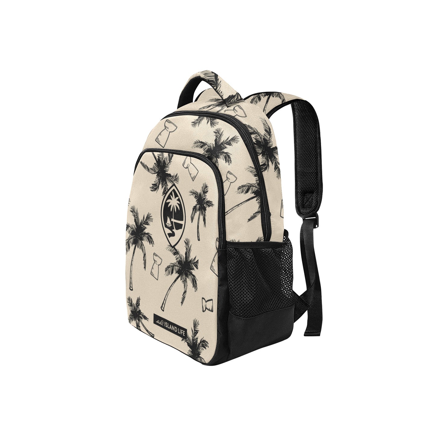 Guam Latte Stone Coconut Trees Khaki Multifunctional Backpack