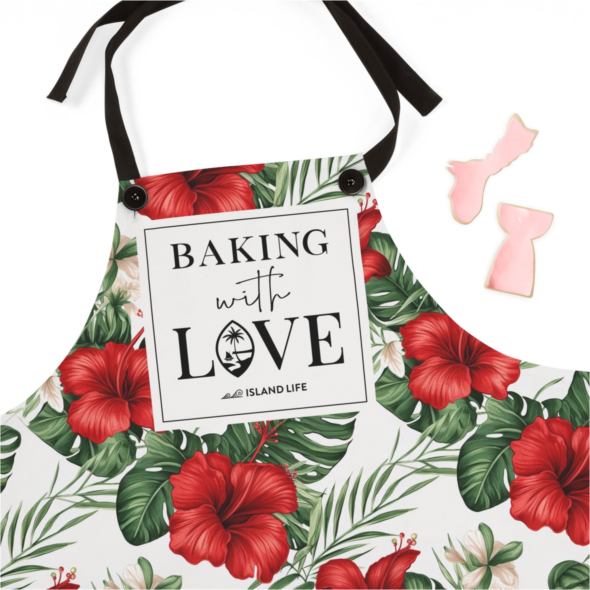 Baking with Love Guam Apron