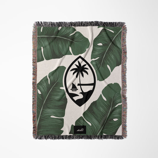 Guam Banana Leaves Woven Blanket