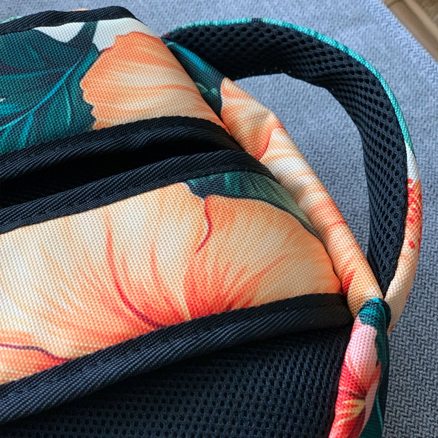 Guam Hibiscus Cream Multifunctional Backpack