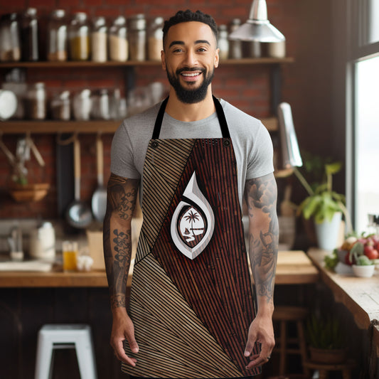 Guam Seal Tribal Hook Apron