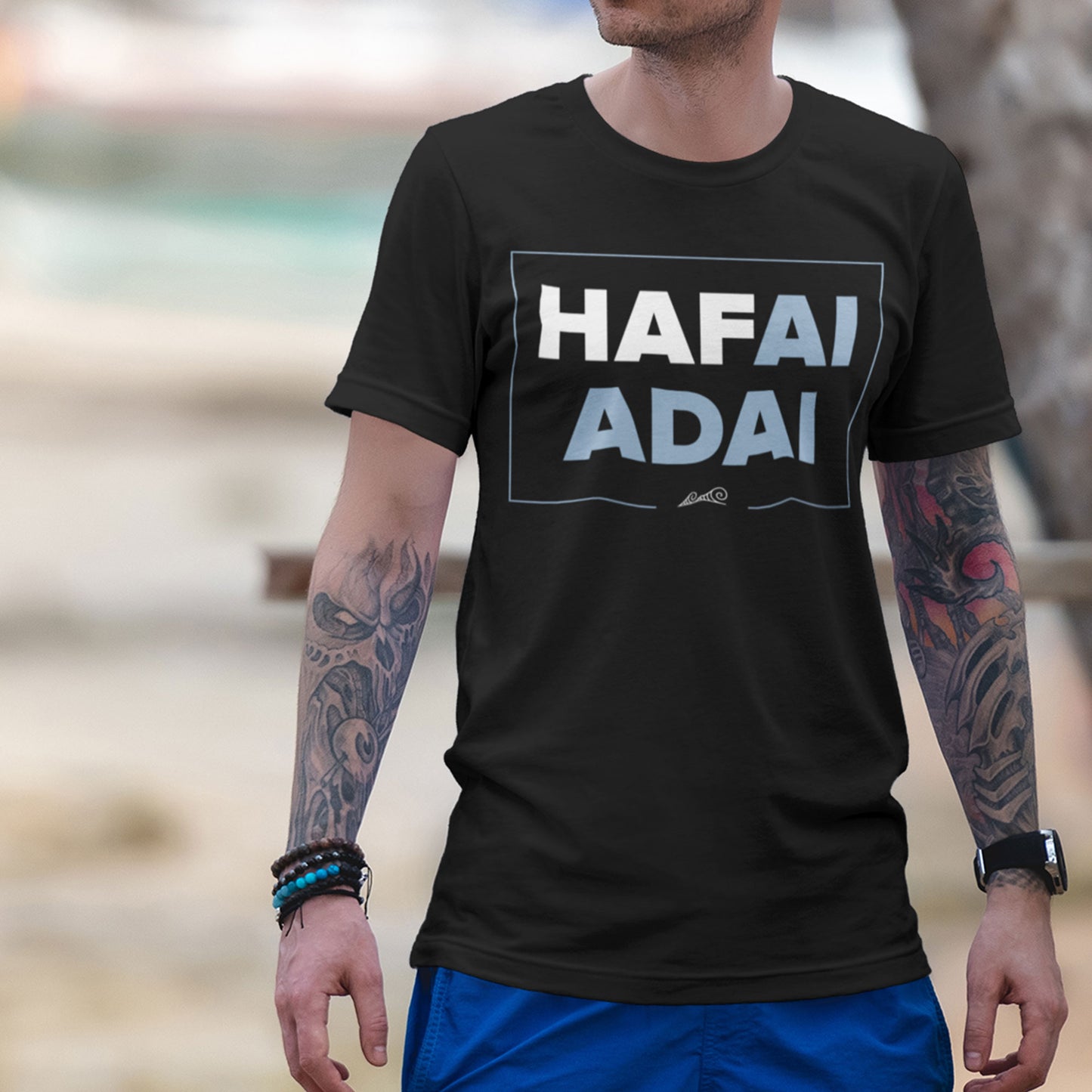 Hafa Ai Adai Guam CNMI Chamorro Men's Premium T-Shirt