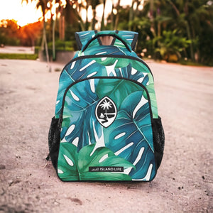 Guam Tropical Leaves Multifunctional Backpack