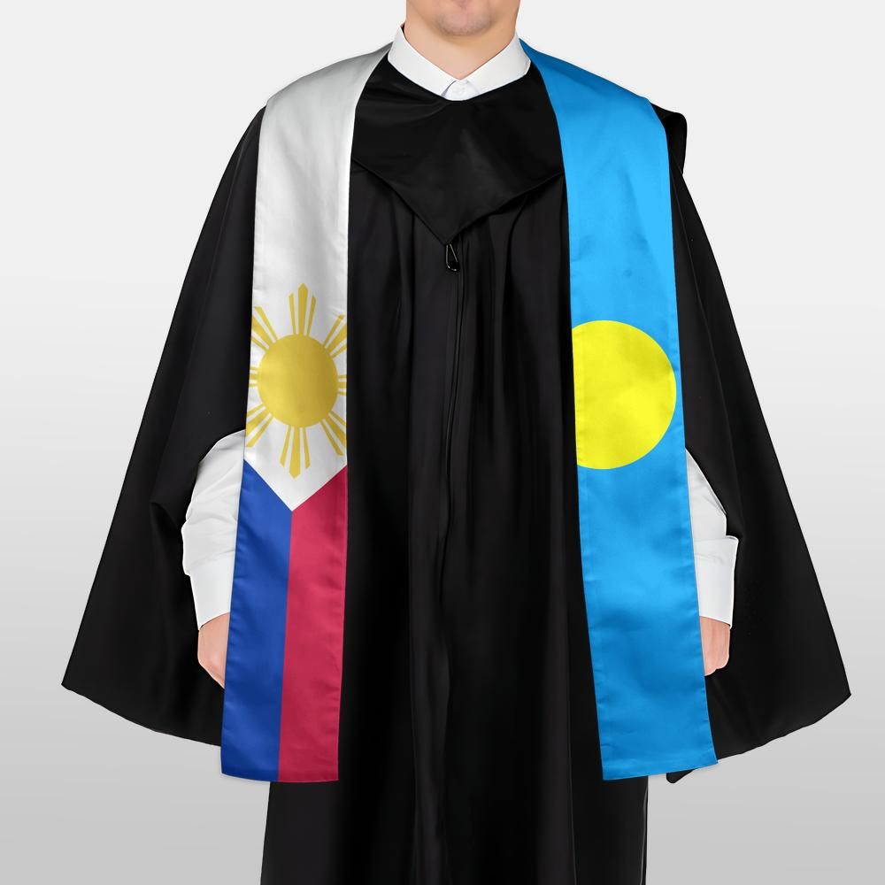 Philippines Palau Graduation Stole Sash