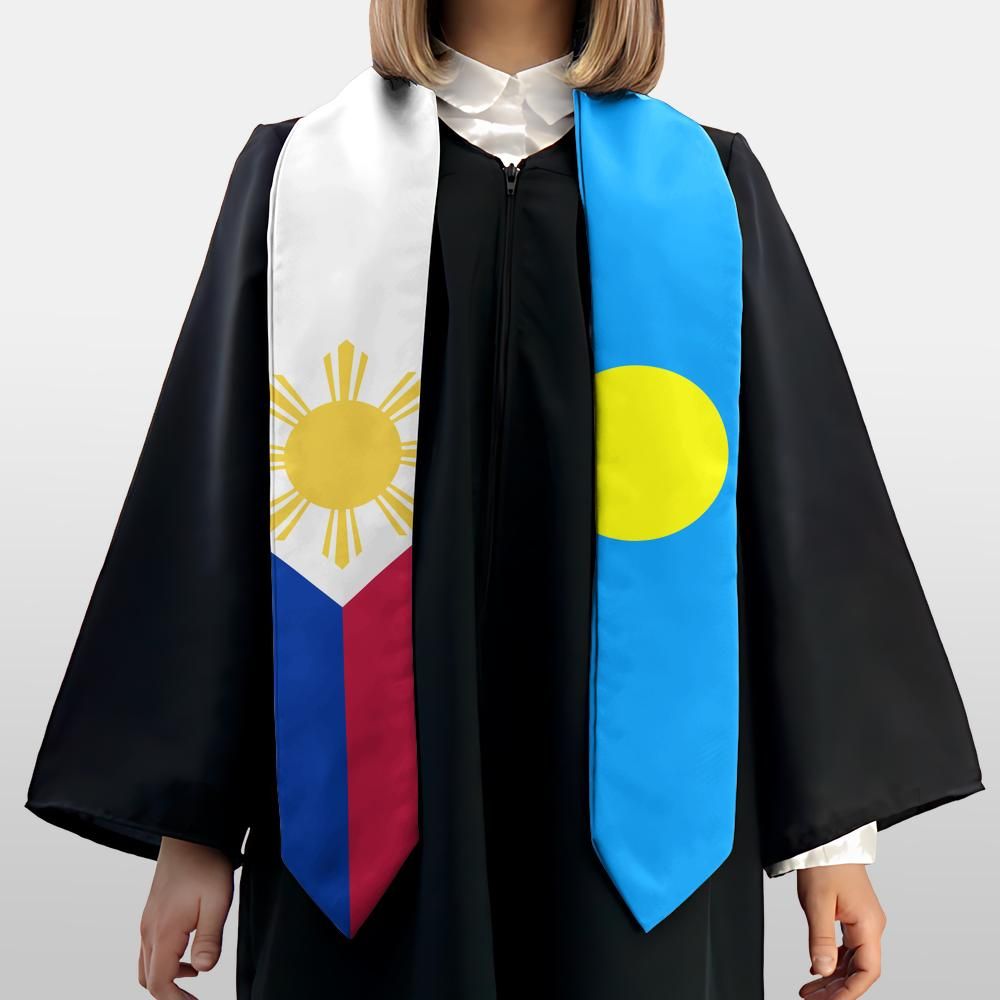 Philippines Palau Graduation Stole Sash