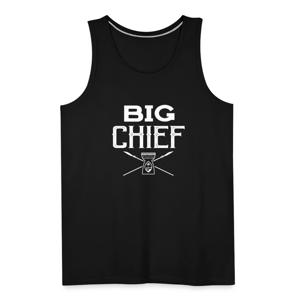 Big Chief Chamorro Guam Men’s Premium Tank - black