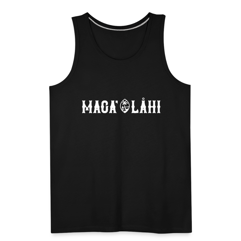 Maga' Lahi Guam Men’s Premium Tank - black