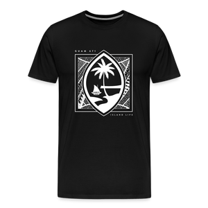 Guahan Tribal Seal Men's Premium T-Shirt - black