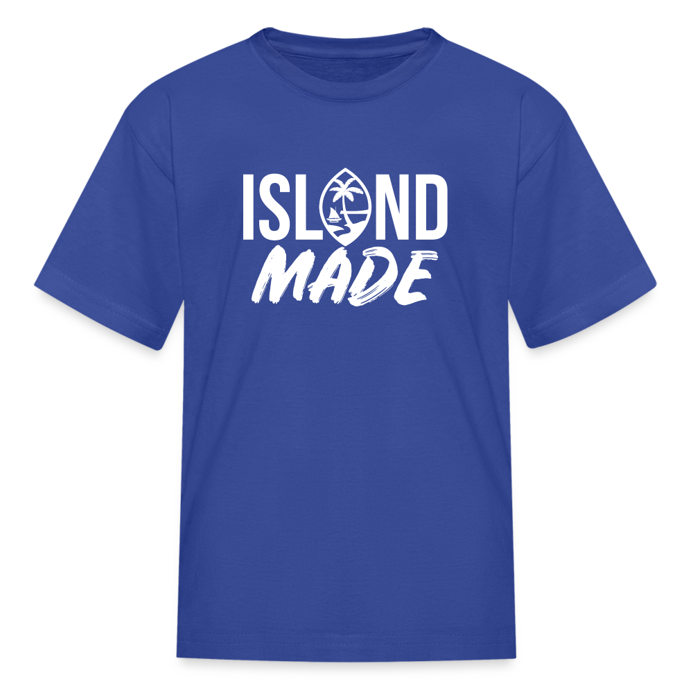 Island Made Guam Seal Kids' T-Shirt - royal blue