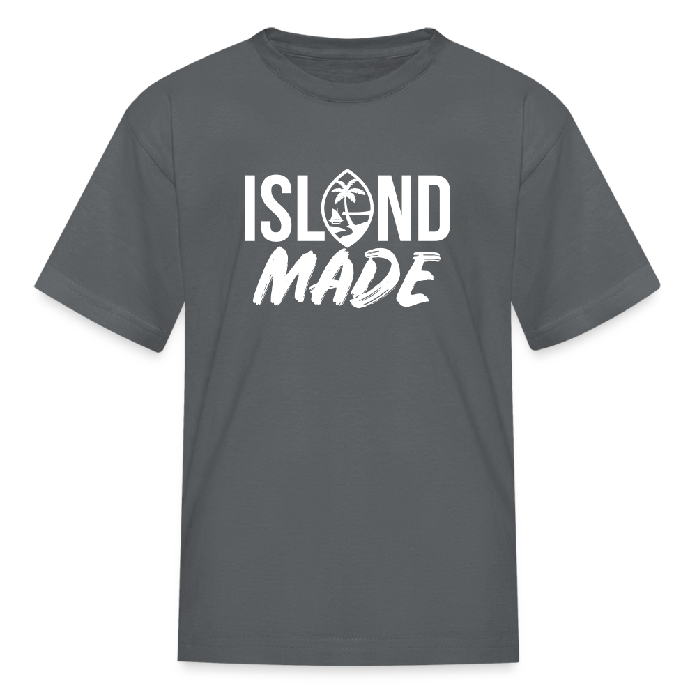 Island Made Guam Seal Kids' T-Shirt - charcoal