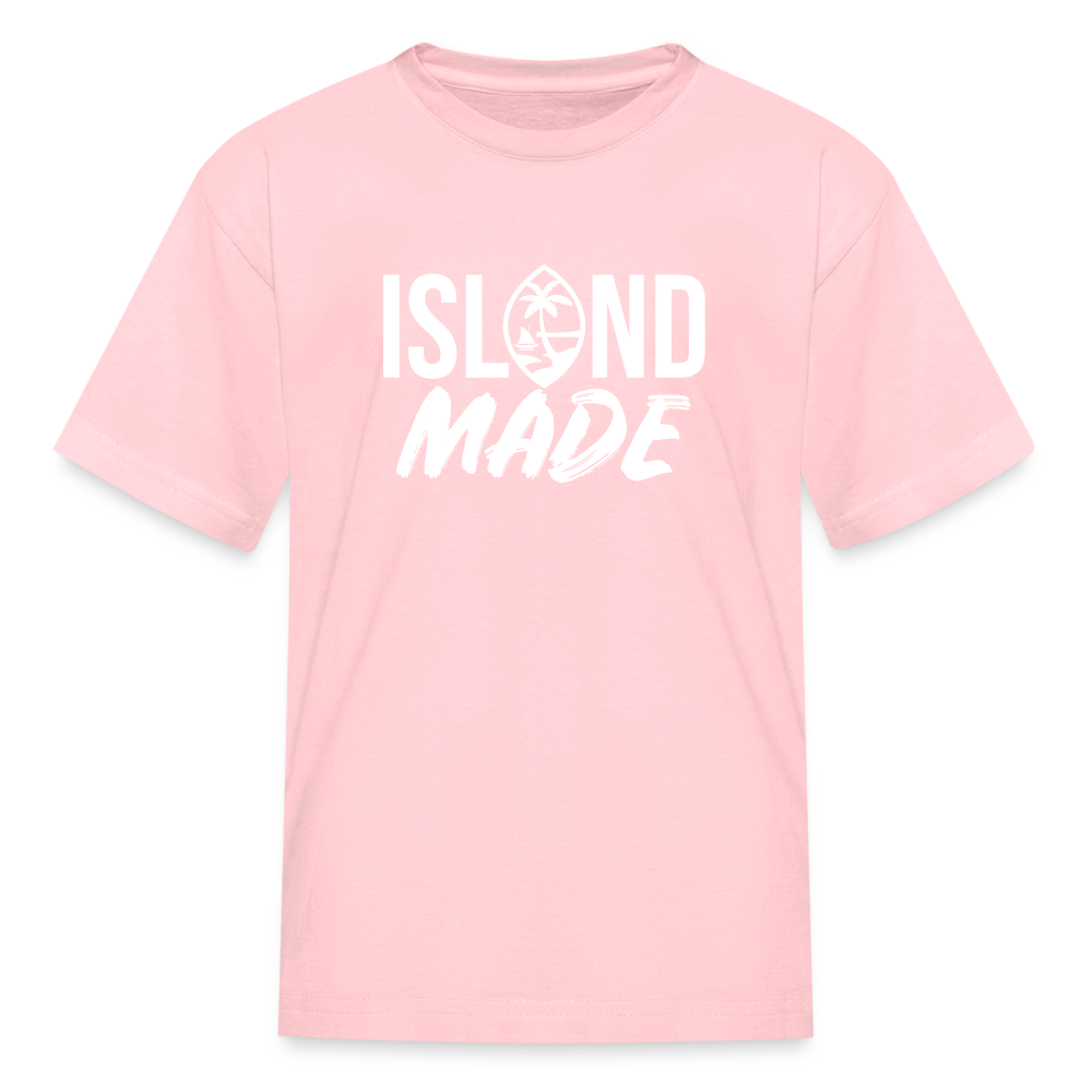 Island Made Guam Seal Kids' T-Shirt - pink