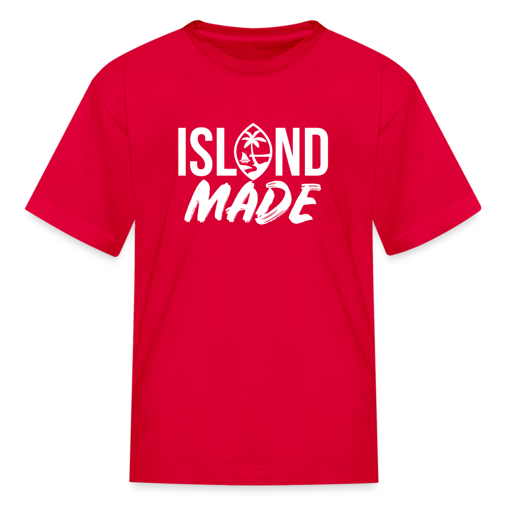 Island Made Guam Seal Kids' T-Shirt - red