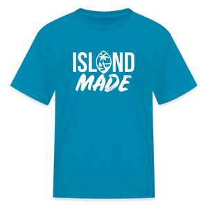 Island Made Guam Seal Kids' T-Shirt - turquoise