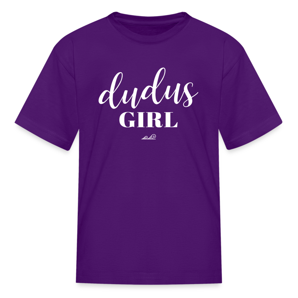 Dudus Girl Guam CNMI Youth Kids' T-Shirt - purple
