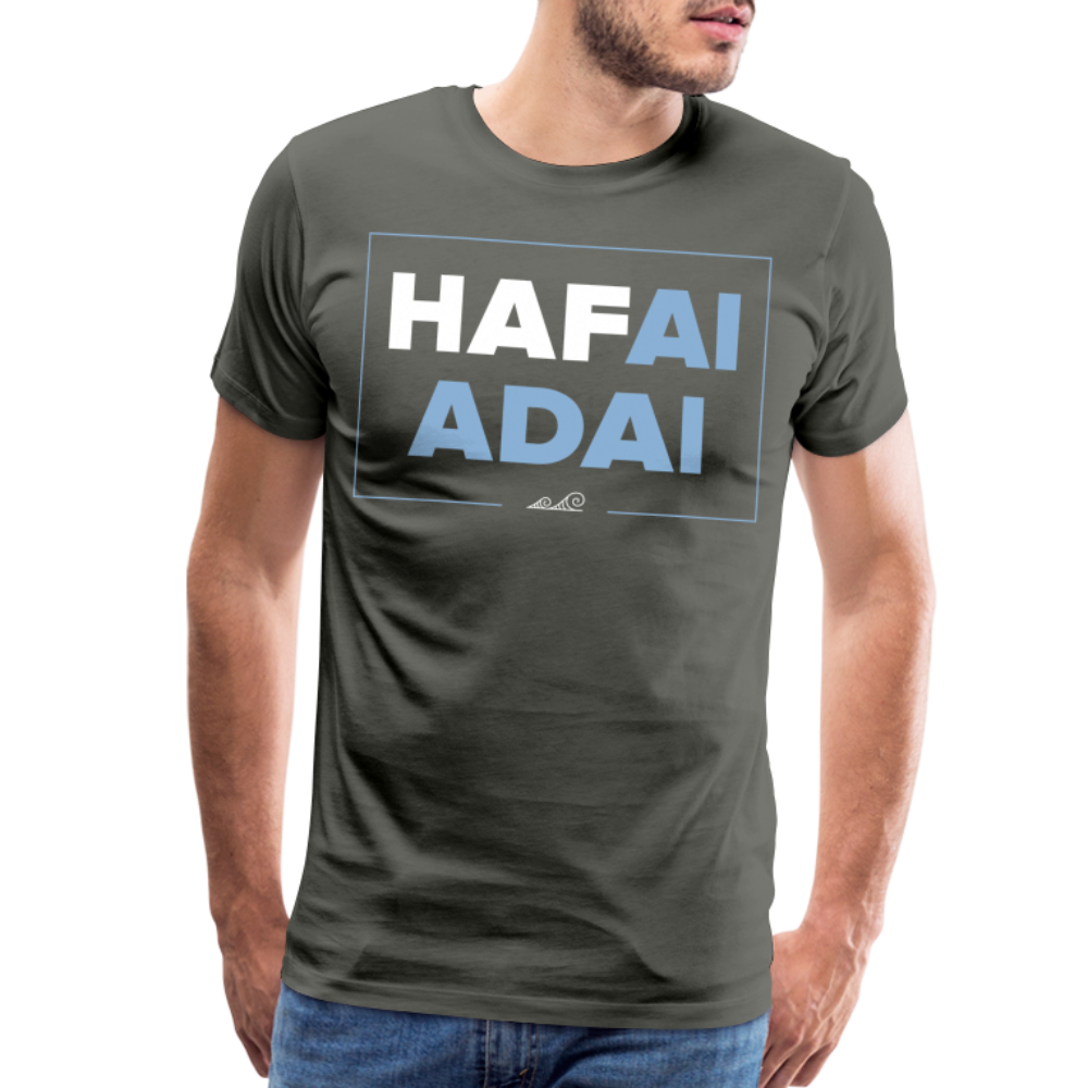 Hafa Ai Adai Chamorro Men's Premium T-Shirt - asphalt gray