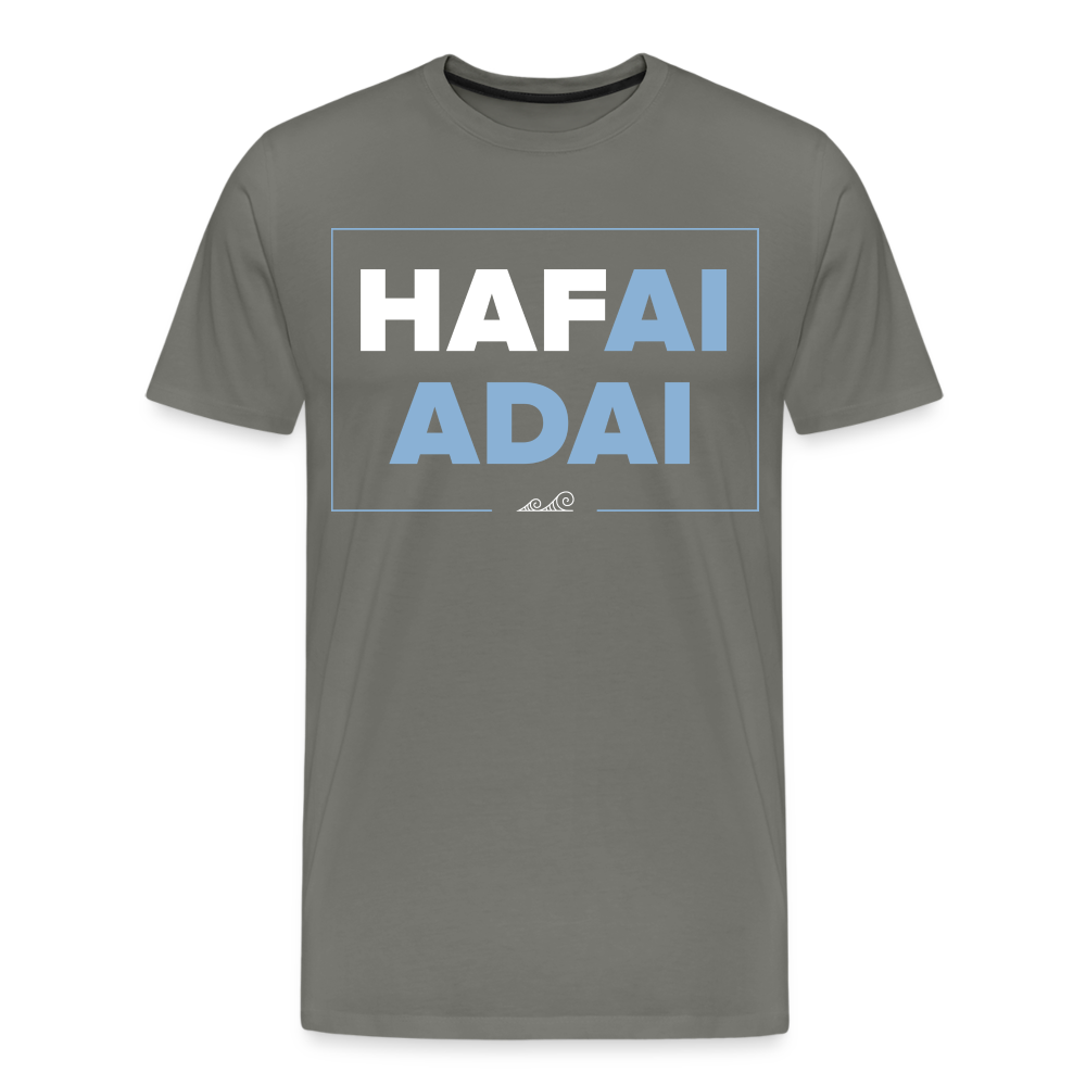 Hafa Ai Adai Chamorro Men's Premium T-Shirt - asphalt gray