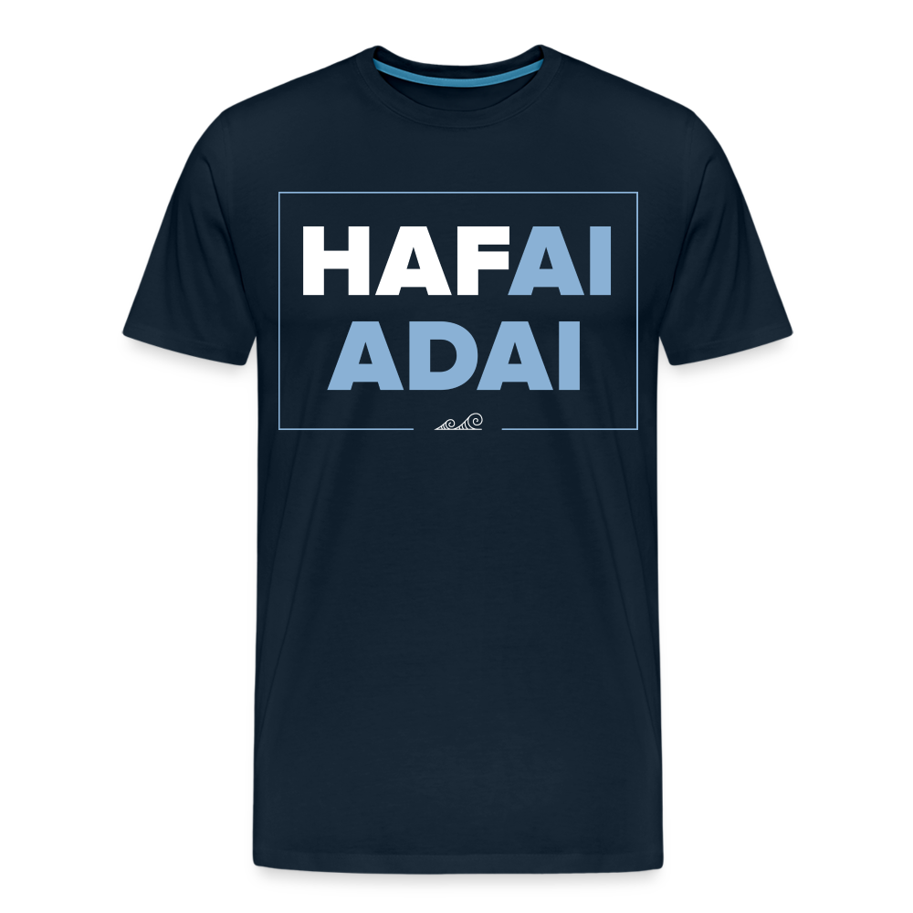 Hafa Ai Adai Chamorro Men's Premium T-Shirt - deep navy