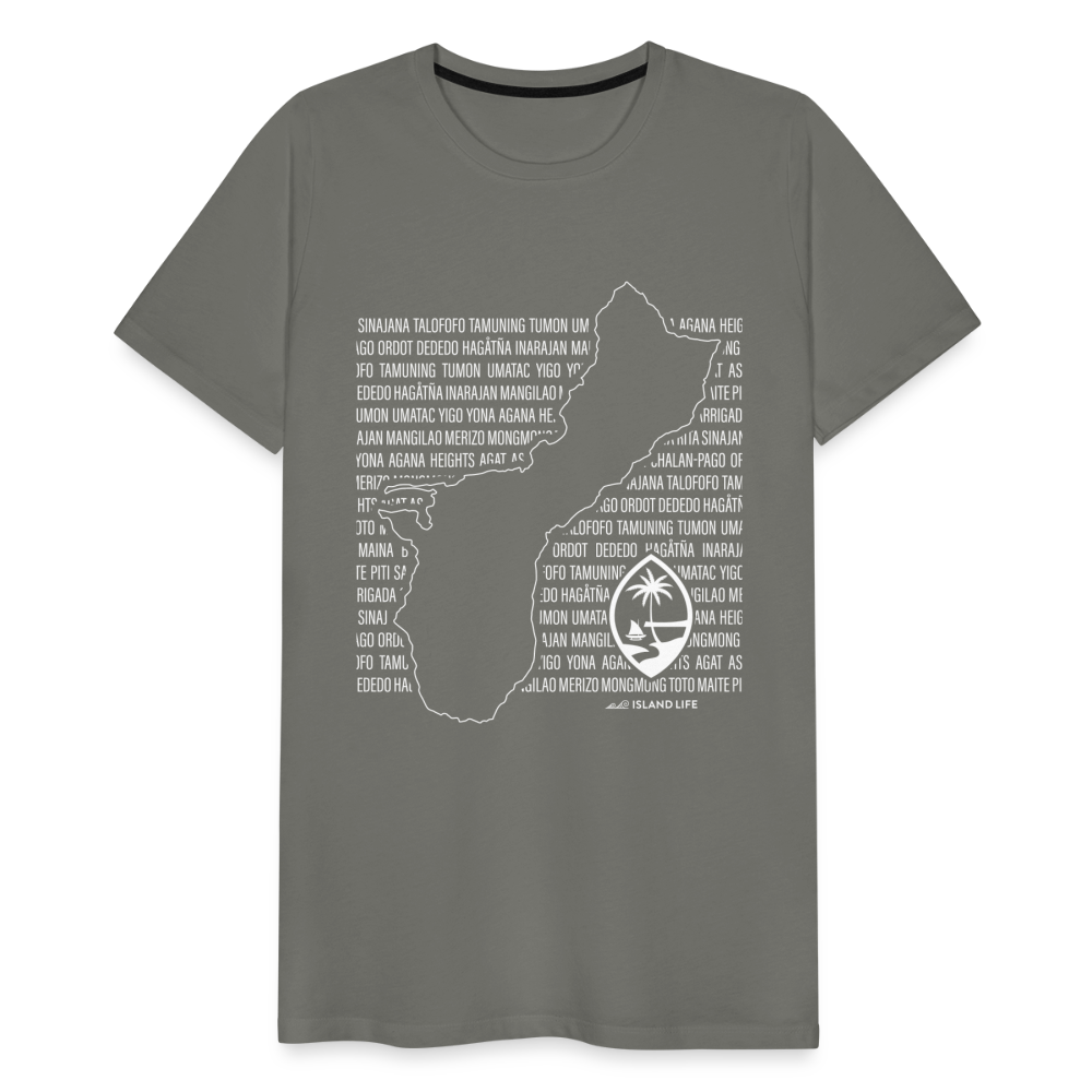 Guam Villages Men's Premium T-Shirt - asphalt gray