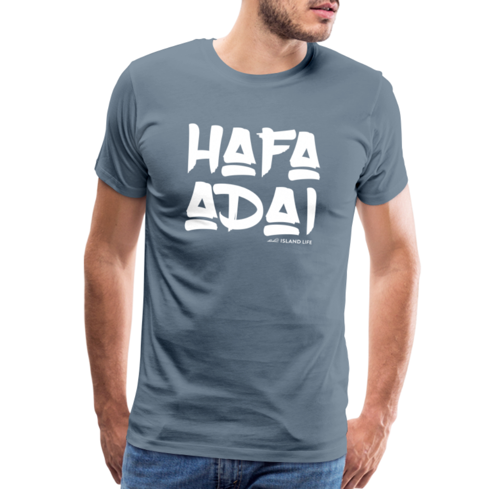 Hafa Adai Guam CNMI Men's Premium T-Shirt - steel blue