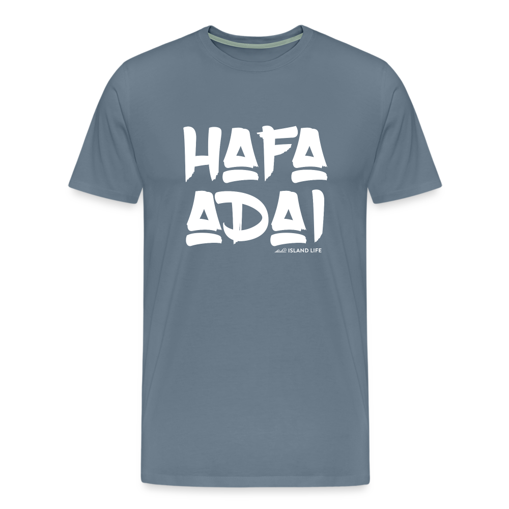 Hafa Adai Guam CNMI Men's Premium T-Shirt - steel blue