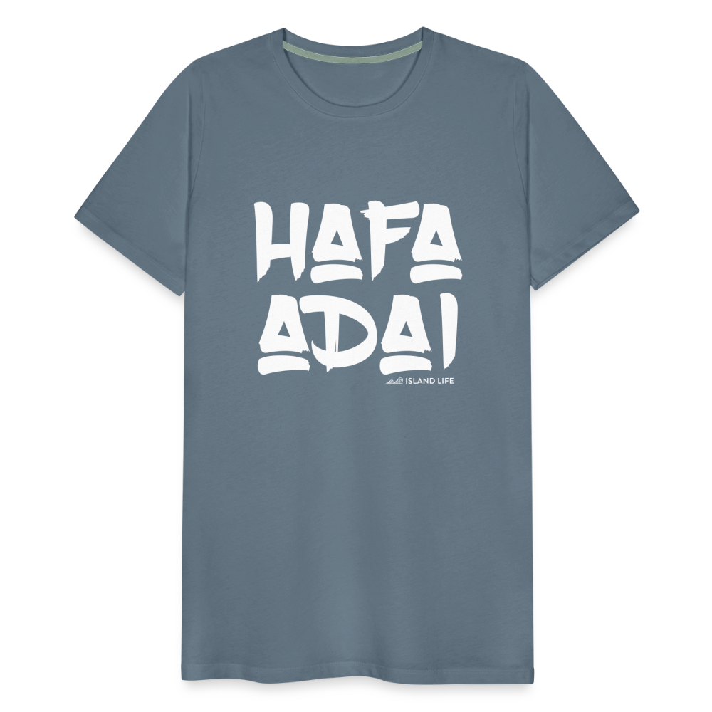 Hafa Adai Guam CNMI Men's Premium T-Shirt - steel blue