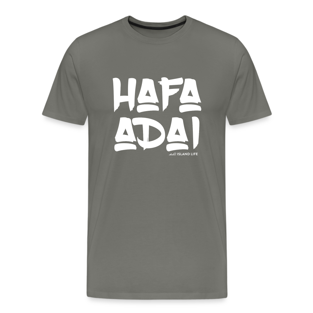 Hafa Adai Guam CNMI Men's Premium T-Shirt - asphalt gray