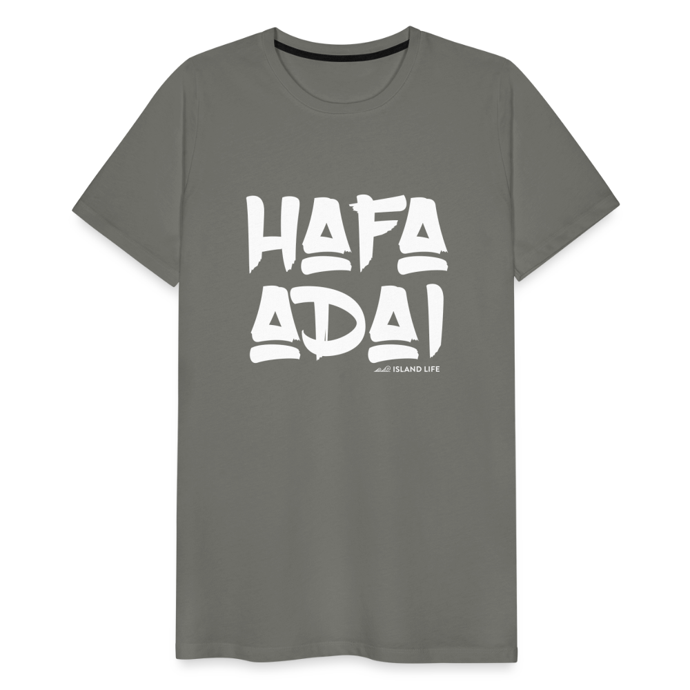 Hafa Adai Guam CNMI Men's Premium T-Shirt - asphalt gray