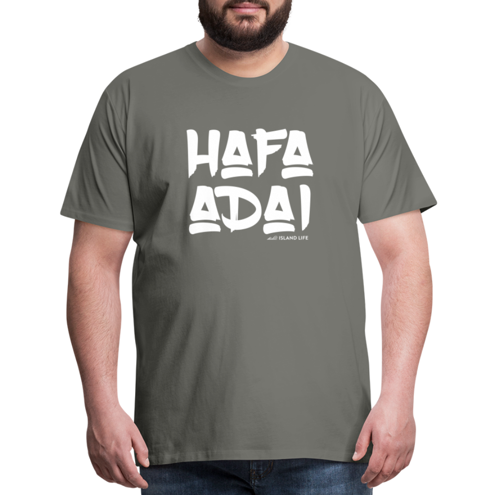 Hafa Adai Guam CNMI Men's Premium T-Shirt - asphalt gray