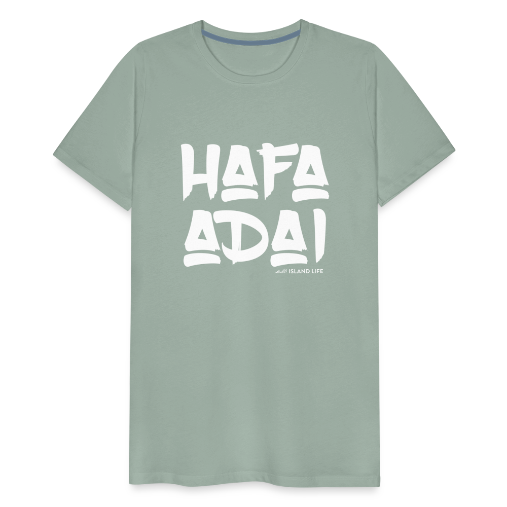 Hafa Adai Guam CNMI Men's Premium T-Shirt - steel green