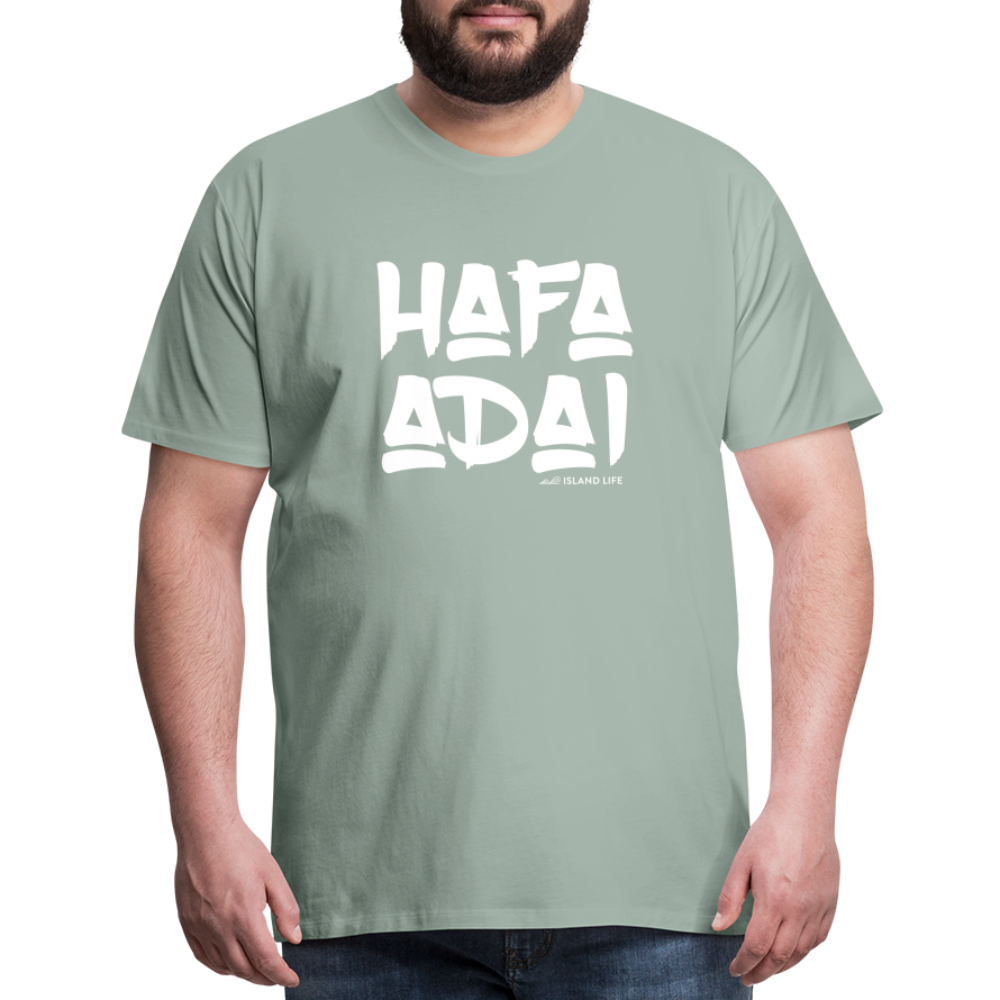 Hafa Adai Guam CNMI Men's Premium T-Shirt - steel green