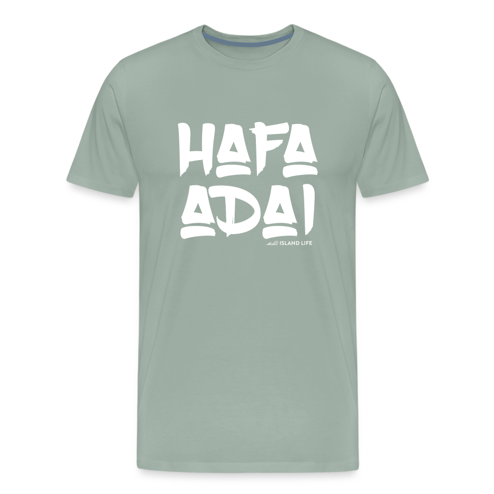 Hafa Adai Guam CNMI Men's Premium T-Shirt - steel green