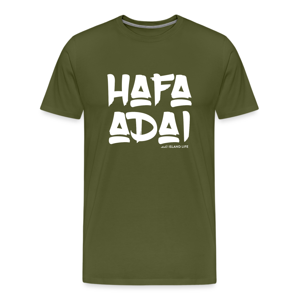 Hafa Adai Guam CNMI Men's Premium T-Shirt - olive green