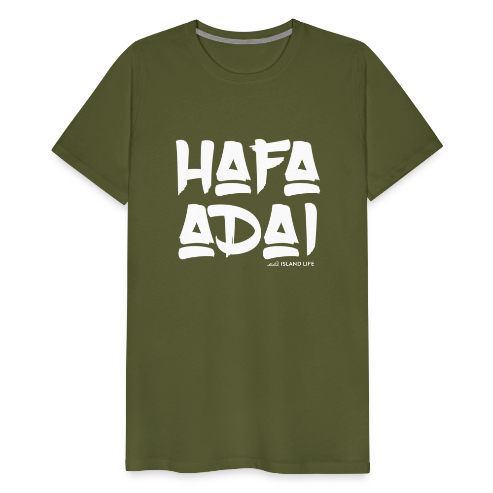 Hafa Adai Guam CNMI Men's Premium T-Shirt - olive green