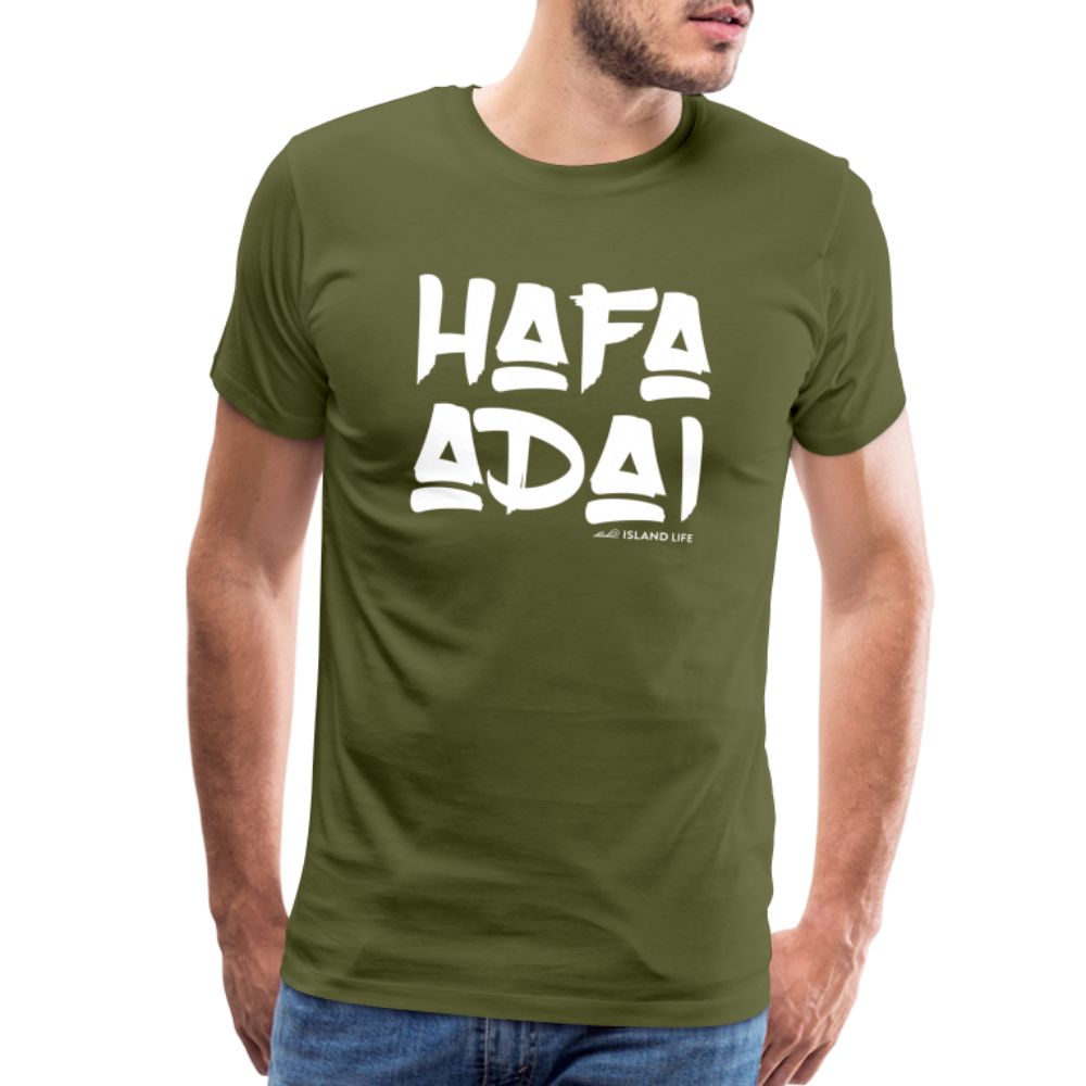 Hafa Adai Guam CNMI Men's Premium T-Shirt - olive green