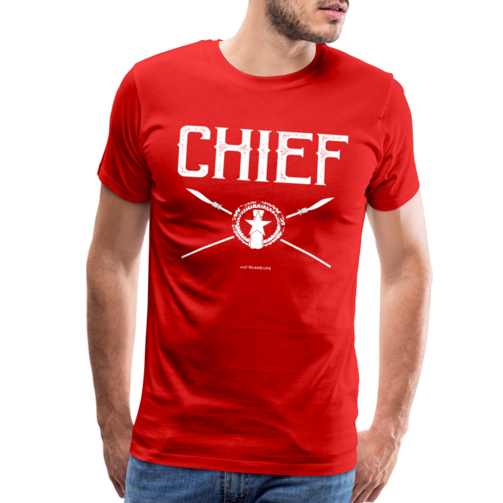 Chief Chamorro CNMI Saipan Men's Premium T-Shirt - red