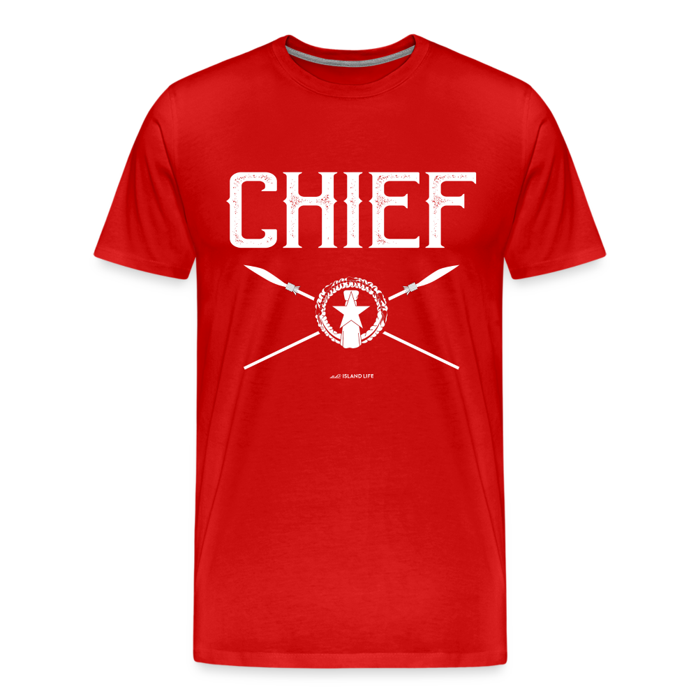 Chief Chamorro CNMI Saipan Men's Premium T-Shirt - red