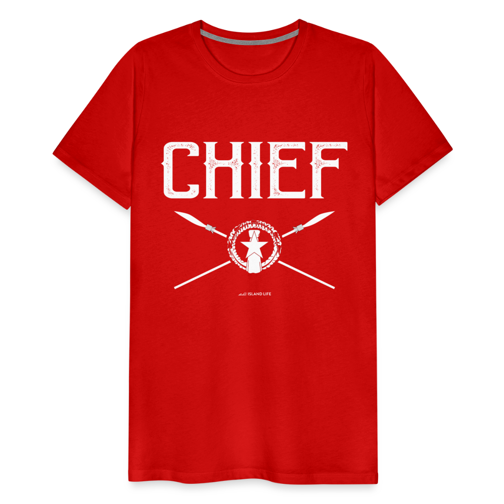 Chief Chamorro CNMI Saipan Men's Premium T-Shirt - red