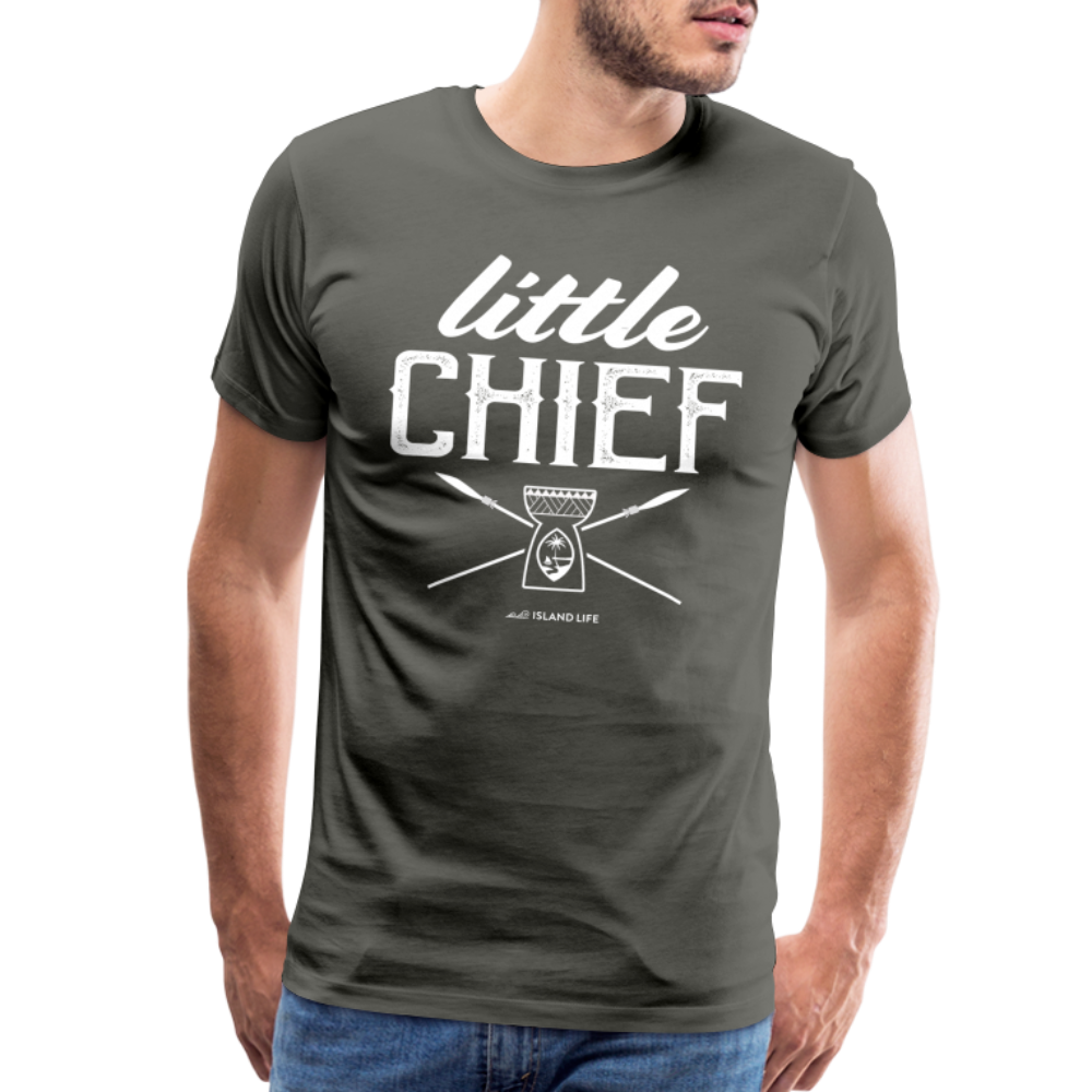 Little Chief Chamorro Guam Men's Premium T-Shirt - asphalt gray